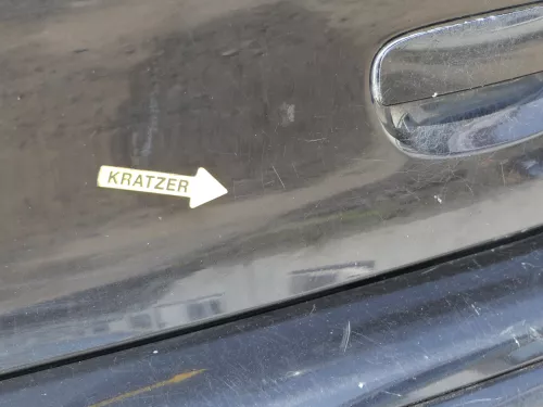 VW Polo 9N3 9N Heckklappe Kofferraumklappe Klappe schwarz LC9Z ohne Anbauteile (186796)