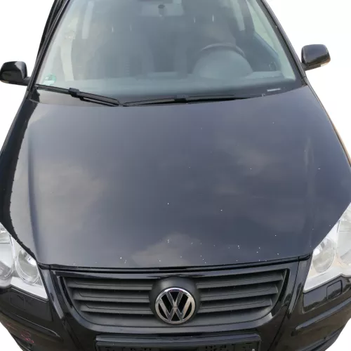 VW Polo 9N3 Cross Motorhaube KLappe vorne schwarz LC9Z