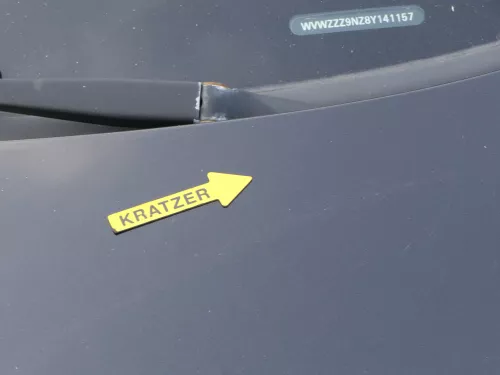 VW Polo 9N3 Cross Motorhaube KLappe vorne schwarz LC9Z (186797)