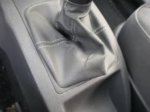 VW Polo 9N 9N3 Schaltknauf Schaltsack Schaltung 6Q1711113G Leder schwarz (186801)