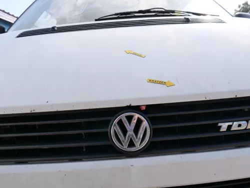 VW T4 Transporter Pritsche Motorhaube Haube Klappe vorne weiß R902 Kurze AC0 (186810)