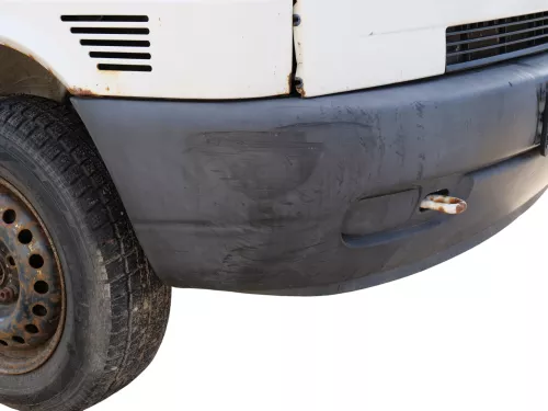 VW T4 kurze Version Stoßstange Frontstoßstange vorne schwarz AC-0 7D0807221 Spoi (186811)