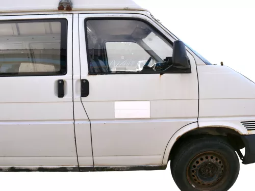 VW T4 Tür vorne rechts weiß R902 Beifahrertür Caravelle 7D0831056C ohneAnbauteil