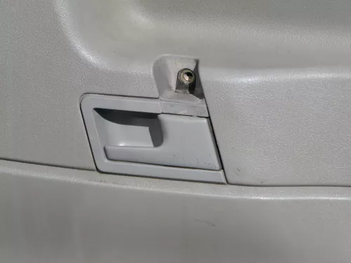 VW T4 Türverkleidung Verkleidung Tür vorne rechts Seitenverkleidung Seite grau (186848)