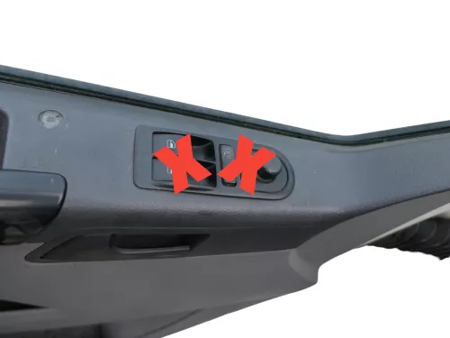 VW T5 Türverkleidung Verkleidung Tür vorne links grau (186936)