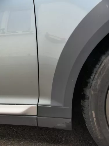 Audi A6 4F C6 Kotflügel vorne rechts grau LY7E Allroad Quattro 4F0821104E Leiste (186999)