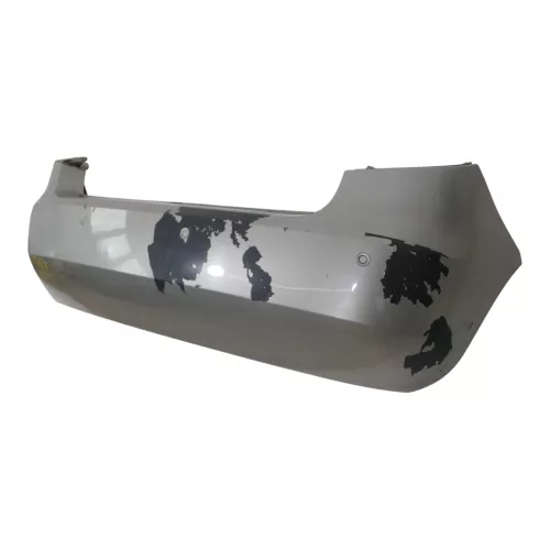 Skoda Fabia 5J Schrägheck Limousine Stoßstange hinten Stossfänger grau LF8H PDC (200207)