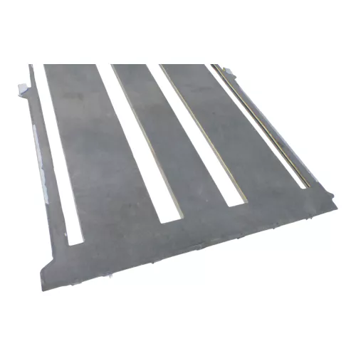 VW T5 Facelift Teppich Innenraumteppich Bodenbelag HINTEN Schienen Anthrazit (200209)