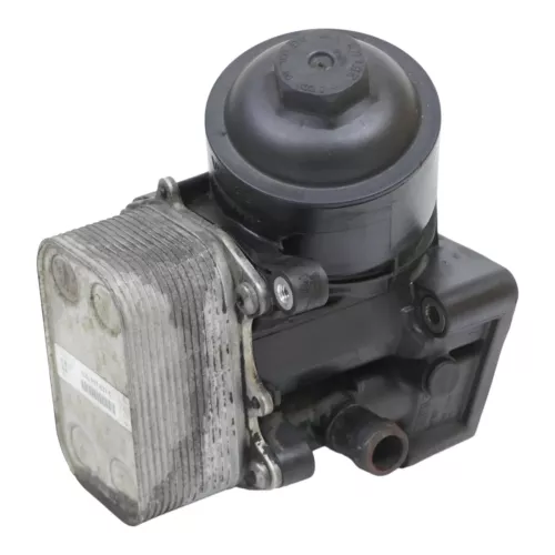 VW Polo 6R Ölfiltergehäuse mit Ölkühler Motor 1.2 TDI Common Rail CFWA ##