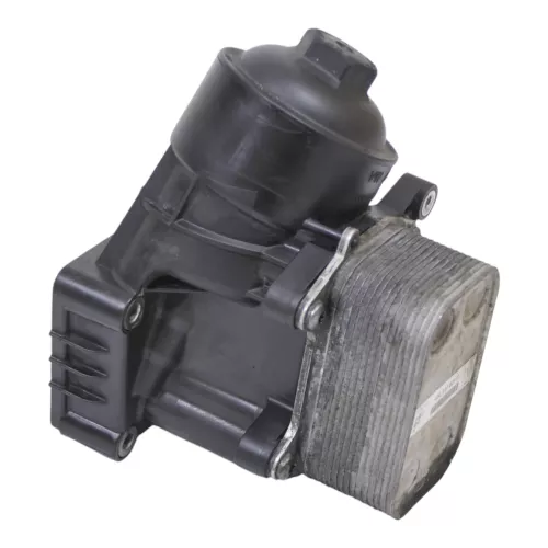 VW Polo 6R Ölfiltergehäuse mit Ölkühler Motor 1.2 TDI Common Rail CFWA ## (200216)