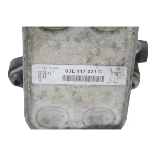 VW Polo 6R Ölfiltergehäuse mit Ölkühler Motor 1.2 TDI Common Rail CFWA ## (200216)