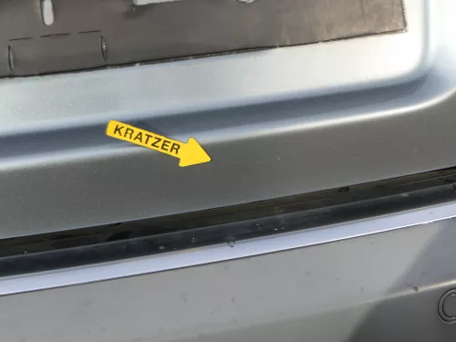 Audi A6 4F C6 Kombi Avant hinten Heckklappe mit Scheibe Deckel grau LY7E (187017)