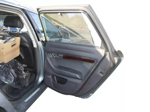 1x A6 4F Türverkleidung Verkleidung Tür hinten rechts schwarz Leder - Bose Rollo (187027)