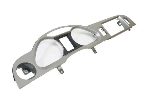 A6 4F Tacho Tachometer Abdeckung Verkleidung silber flex metallic R66 Blende (187038)
