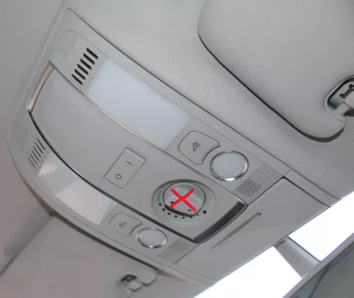 Audi Q7 4L Innenraumleuchte Leuchte innen Leselampe Leseleuchte 4L0947140 silber