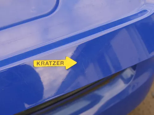 Skoda Fabia 5J Limousine Schrägheck Heckklappe hinten mit Scheibe blau LF5K (187232)