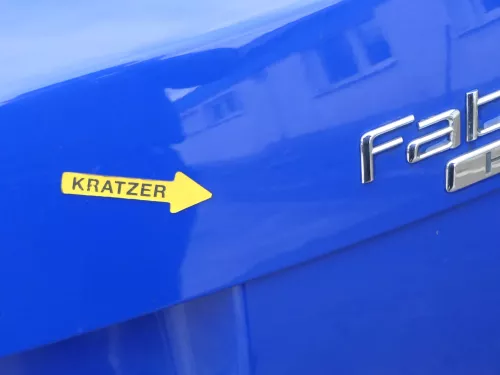 Skoda Fabia 5J Limousine Schrägheck Heckklappe hinten mit Scheibe blau LF5K (187232)