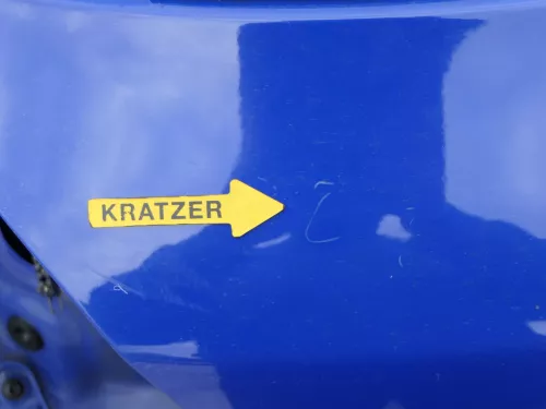 Skoda Fabia 5J Limousine Schrägheck Heckklappe hinten mit Scheibe blau LF5K (187232)