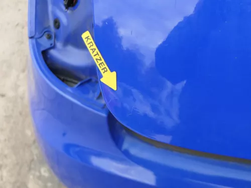 Skoda Fabia 5J Limousine Schrägheck Heckklappe hinten mit Scheibe blau LF5K (187232)