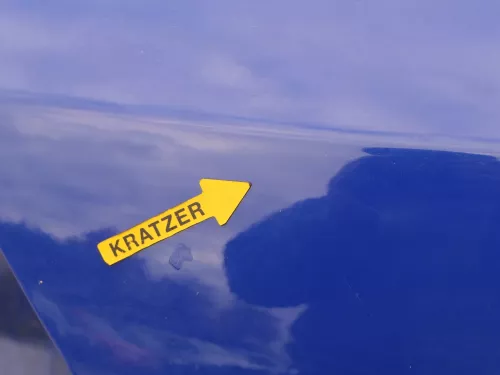 Skoda Fabia 5J Limousine Schrägheck Heckklappe hinten mit Scheibe blau LF5K (187232)