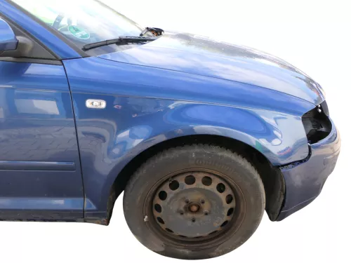 Audi A3 8P Kotflügel vorne rechts Sportback blau LZ5C