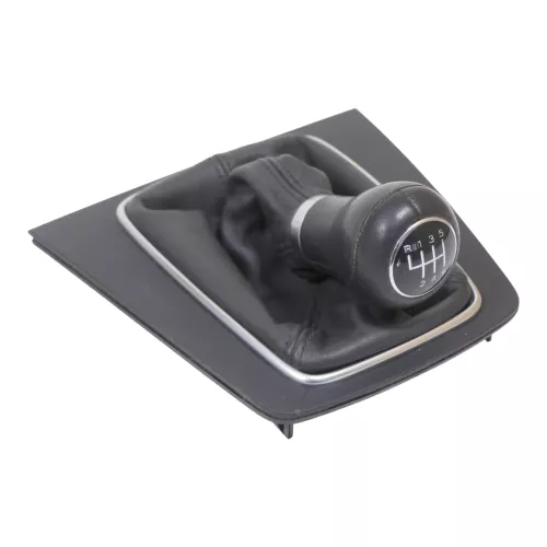 Audi A4 B6 8E Schaltknauf Schaltsack Schaltknüppel 6-Gang Leder original