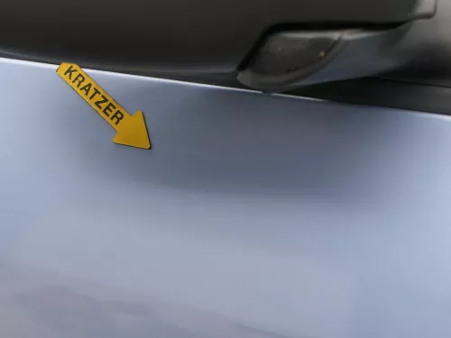 Skoda Roomster 5J Tür vorne rechts Beifahrertür - blau LF5Y Scou mit Leiste (187362)
