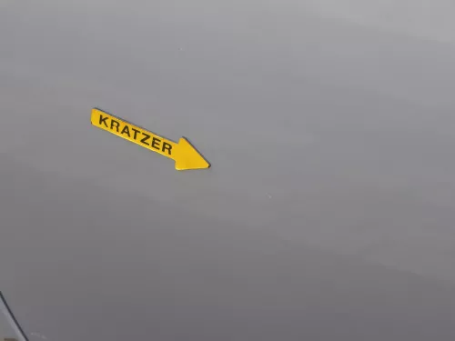 Roomster 5J Tür hinten rechts grau LF5Y (ohne Anbauteile - mit Scheibe) Scout (187363)