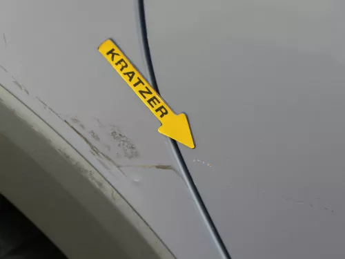 Roomster 5J Tür hinten rechts grau LF5Y (ohne Anbauteile - mit Scheibe) Scout (187363)