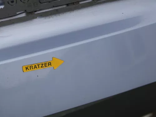 Skoda Roomster 5J Heckklappe hinten Kofferraumklappe mit Scheibe blau LF5Y (187364)