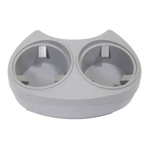 VW New Beetle vorne für Mitteltunnel Tunnel Becherhalter Mittelkonsole grau