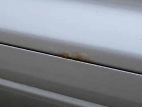 Audi A3 8P 2/3-Türer Tür vorne links Fahrertür Türblatt grau LY7J Rahmen (187450)