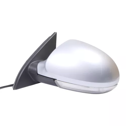 VW Passat 3C elektrischer Spiegel Außenspiegel links mit Glas Blinke silber LA7W (185099)