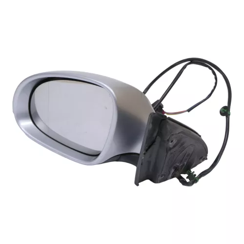 VW Passat 3C elektrischer Spiegel Außenspiegel links mit Glas Blinke silber LA7W (185099)