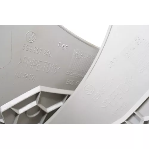 VW Golf 7 5G D-Säulen Verkleidung rechts hinten links und rechts Abdeckung grau (187526)