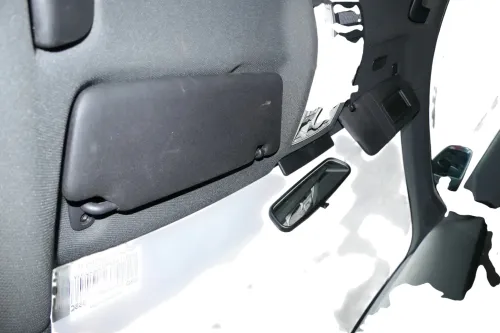 Audi A3 8P Sonnenblende links vorne 8P0857551A schwarz beleuchtet (179519)