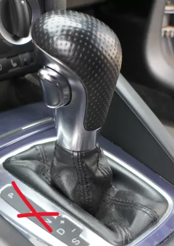 Audi A3 8P Schaltknauf Automatik Schaltknauf Schaltsack 8P1713141B Griff