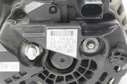 VW Passat 3B Audi A4 B5 A6 4B Lichtmaschine 140A 2,5 TDI BDG BDH (164224)