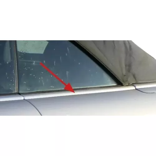 1x Audi A4 8H Cabrio Scheibenführung Scheibe links hinten Fensterschaftdichtung
