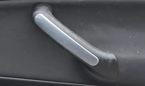 VW Golf 4 Bora Mittelkonsole Verkleidung um Radio 1j1858069G Dekor silber netzop (166122)