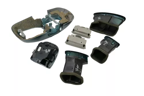 VW Sharan 7M Lüftungsdüse Düse Aschenbecher Dosenhalter Set lackiert LC6P (200468)