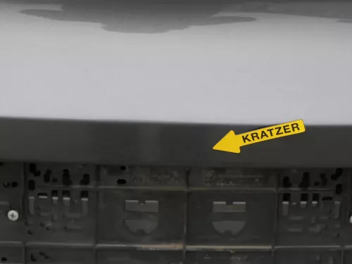 VW Tiguan Heckklappe hinten Kofferraumklappe mit Scheibe grau LD7R (200550)