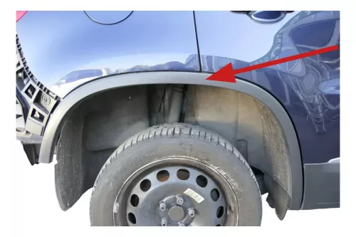 VW Tiguan Cross Blende Kotflügel hinten rechts Verkleidung 5N0854820C Abdeckung