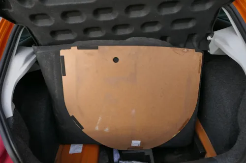 Seat Ibiza 6J Verkleidung Teppich Kofferraum anthrazit 6J0863463D (182452)