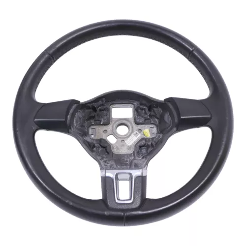 VW Passat 3C Eos Golf 6 Lenkrad 5K0419091J 3-Speichen Leder schwarz Lederlenkrad