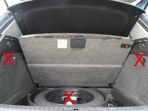 VW Tiguan 5N Ladeboden Verkleidung Abdeckung Kofferraum Teppich Boden (200610)
