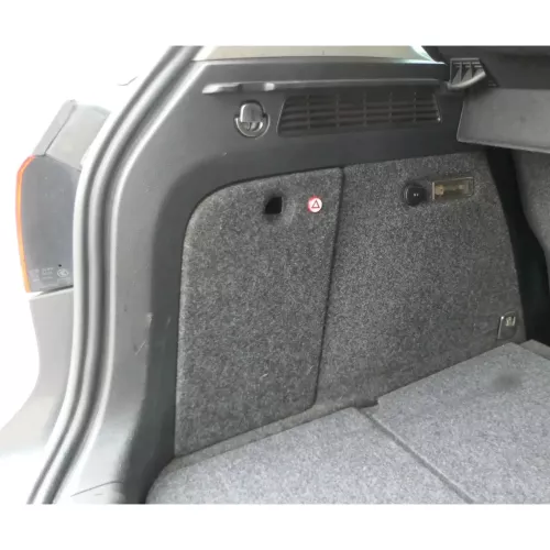 VW Tiguan 5N Abdeckung Verkleidung Kofferraum schwarz hinten links 5N0867427AD