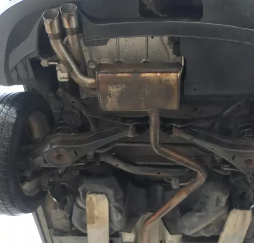 VW Tiguan 5N Auspuff hinten Endschalldämpfer TDI 5N0253609Q CFFB (200623)