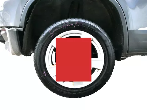 2x VW Golf 6 A3 8P A6 235/55 R17 103V Winterreifen M&S ca. 5-6mm - nur Reifen (200626)