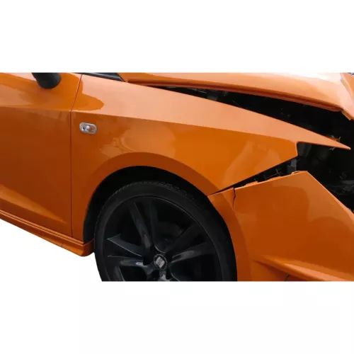 Seat Ibiza 6J Kotflügel vorne rechts orange LP2C 6J0821022A